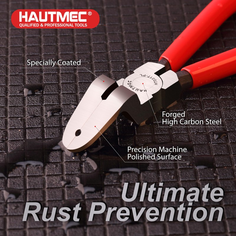 HAUTMEC 7 inch Panel Clip Removal Pliers Multifunction Flush Cut