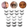 Healeved Lash Extensions Natural Look False Lashes Pairs Fluffy Eyelash