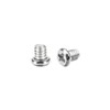 sourcing map M2x2 mm Phillips Screw Cap Silver 2.8 mm