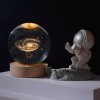 Shuang.W 3d Astronauta Galaxia Bola De Cristal Lamparas De Escritorio
