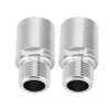 1 Pair Steel Bike Pedal Extenders Bicycle Pedal Spacers for