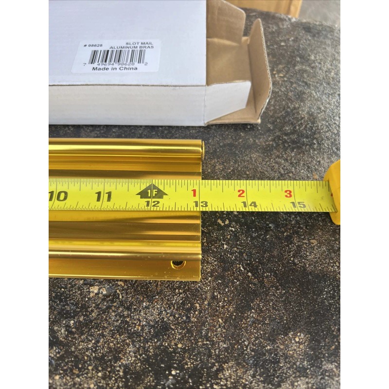 Ultra Hardware Slot Mail Aluminum Brass Finish