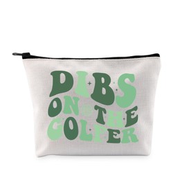 G2TUP Golf Lover Gift Dibs On The Golfer Makeup Bag Golf Wife Girlfriend Cosmetic Bag Golf Souvenirs Gift Golfer Wife Girlfriend Gift (Dibs On The Golfer MB)