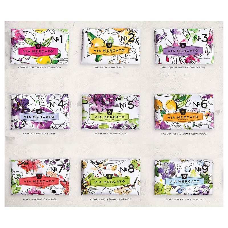 Via Mercato Italian Soap Bar (200 g), No. 5 -