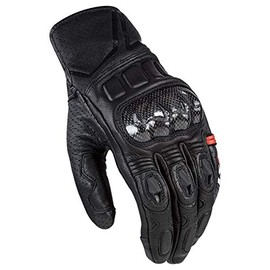LS2 Helmets Spark Glove (Black - Small)