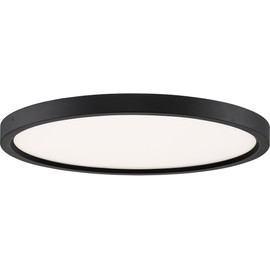 Quoizel OST1715OI Outskirt Modern Super Flush Mount Ceiling Lighting, 1-Light, LED 30 Watts, Oil Rubbed Bronze (1" H x 15" W)