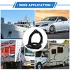 X AUTOHAUX 2 Set Speaker Spacer Ring Tweeter Speaker Spacer