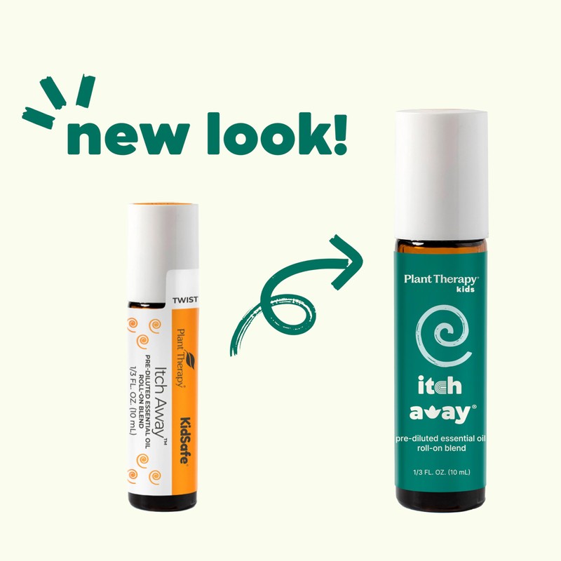 Plant Therapy KidSafe Itch Away Essential Oil Blend Pre-Diluted Roll-On