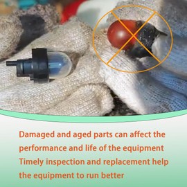 WGWXRSY 188-512-1 Snap in Primer Bulb for 2-Cycle Small Engine Poulan Echo Chainsaw Ryobi BP42 Homelite Bolens String Trimmer Leaf Blower 125B 125BX 125BVX