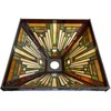 Capulina Tiffany Lamp Shade 12 Inches Wide Accessories Replacement Amber