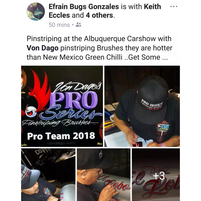 Von Dago "Pro-Series" / Andrew Mack LEAK PROOF Metal BRUSH