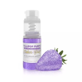 Bakell Tinker Dust - Pollipop Purple (4g 1x Pump) | Edible Glitter for Decorating