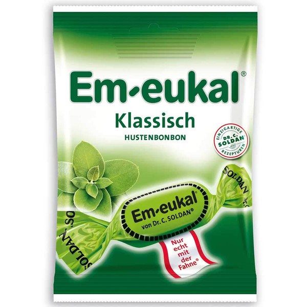 EmEukal Classic Throat Cough lozenges 75g 4Pack 68Drops