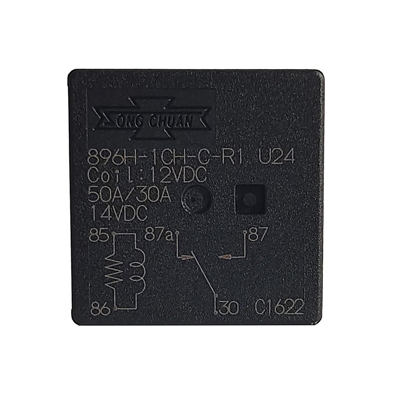 896H-1CH-C-R1 U24 12VDC 50A Automotive Power Relay 5 Pin Mini