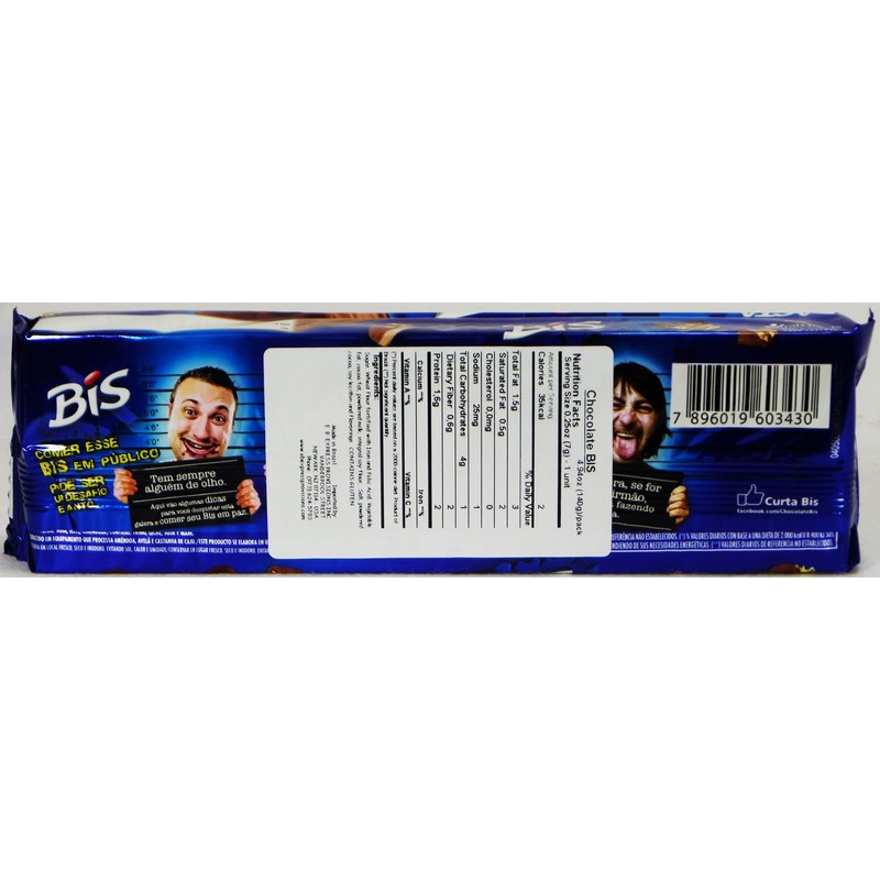 Lacta - Bis - Chocolate Wafer - Box w/ 20