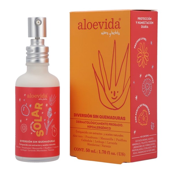 Aloevida niños y bebes protector solar para niños y bebés,