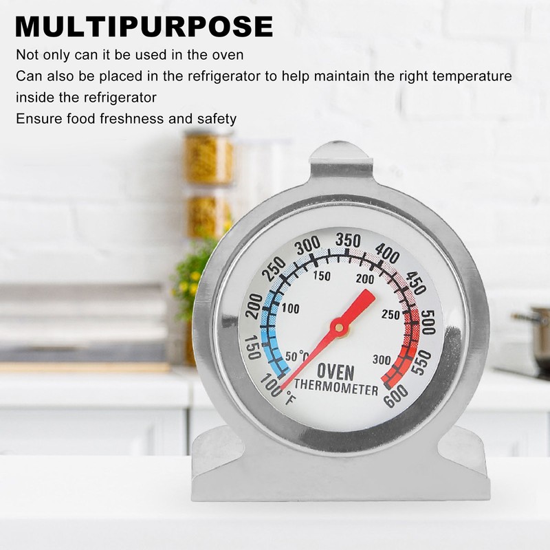 Oven Thermometer High Accuracy Heat Resistant Stainless Steel Thermometer for