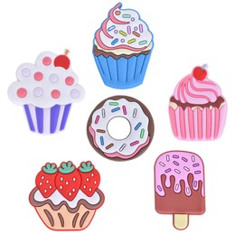 Pack of 6 Fridge Magnets, Children's Fridge Magnets for Magnetic Board, Fridge Whiteboard, Pin Board, Kitchen Magnets, Decorative Strong Magnets Gifts