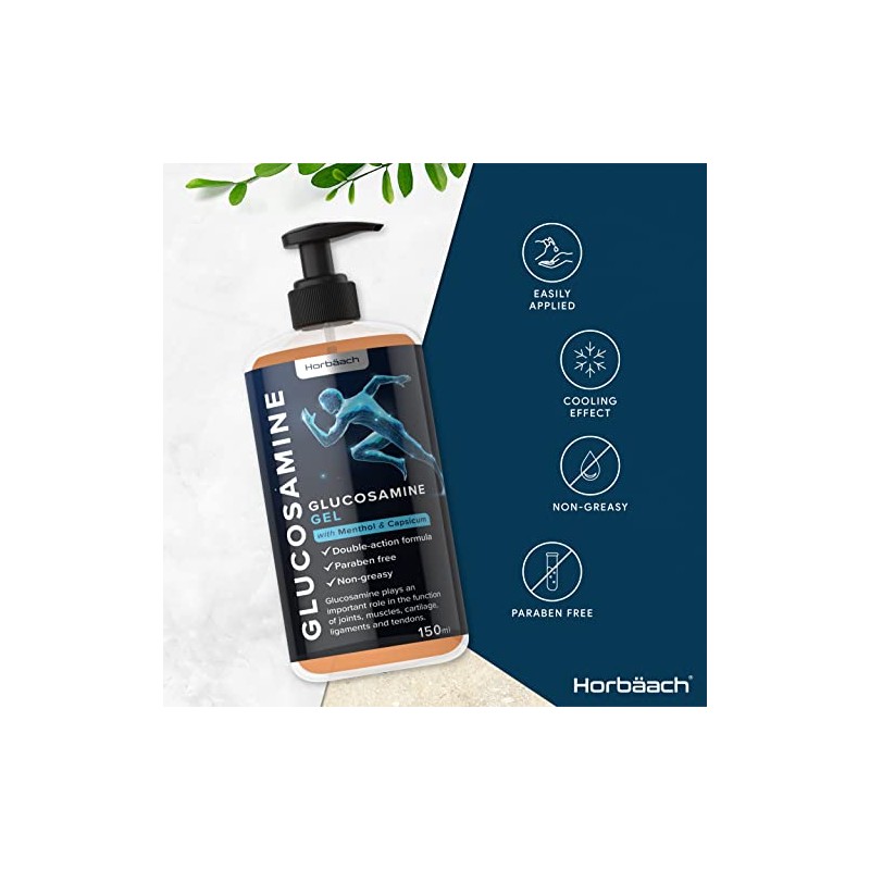 Glucosamine Gel | 150 ml | with Menthol and Capsicum