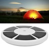 LED Solar Power Flagpole Light Outdoor Tent Light Waterproof Flag