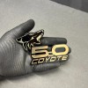 usa Standard COYOTE 5.0 Emblem Badges GOLD On BLACK EDITION