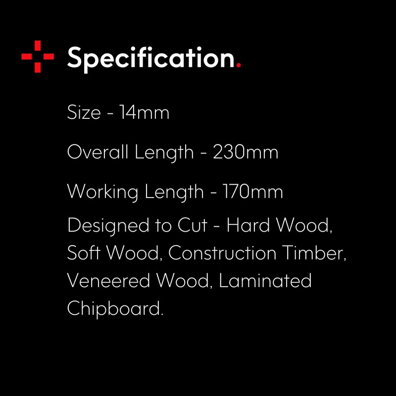 DART Auger Drill Bit | 14 x 230mm | Suitable