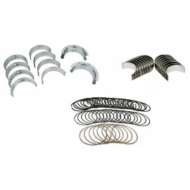 Enginetech CHEVY 327 350 68-85 PISTON RINGS MAIN & ROD BEARINGS KIT