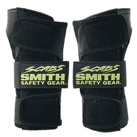 Smith Safety Gear Scabs Kool Wrist Guard Set, Black, X-Large