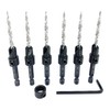 FTG USA 6 Pc #8 (11/64") Countersink Drill Bit Set