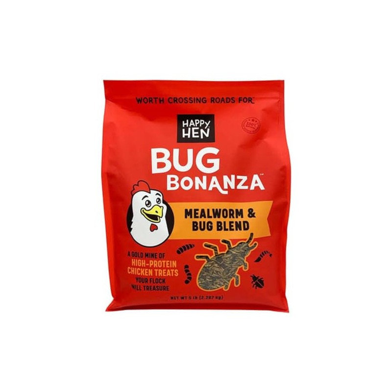 Happy Hen Treats Bug Bonanza Mealworm 5 Lb