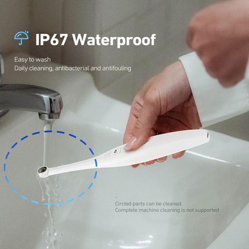 Oral Endoscope Camera HD Wide Angle IP67 Waterproof 1400mAh Battery