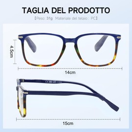 NEW VISION Lesebrille fur Damen Herren Federscharnier Brille Anti-Müdigkeit Blendfreie UV Lesehilfe NV2383 (GRÜN, 3, Dioptrien)