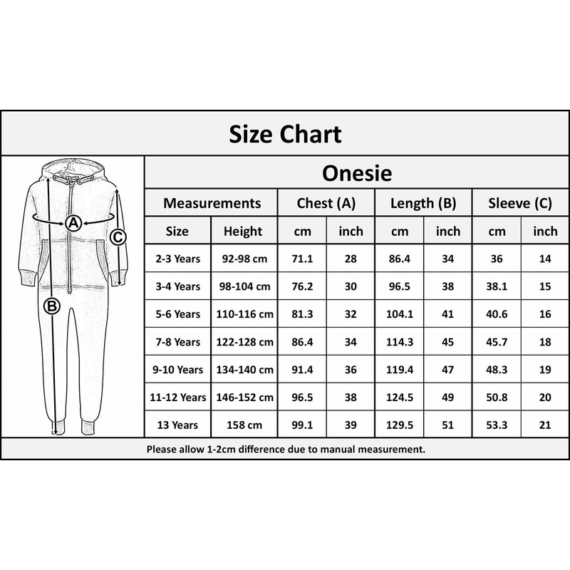 A2Z 4 Kids Children Plain Camouflage Jumpsuit Super Soft -