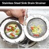 Tomario 2 Pack Stainless Steel Kitchen Sink Strainer, Standard Sink