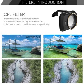 Lens ND Filter Combo - CPL/ND8/ND16 Multi-Coated, 3-Pack Compatible with DJI Mini 4K/Mavic/SE/2/2SE Drone