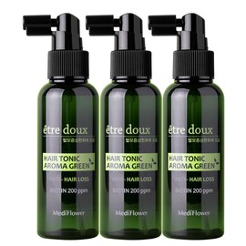 Mediflower Attus Aroma Green Hair Tonic Fresh, 100ml, 3 units / 메디플라워 에트투스 아로마 그린 헤어토닉 프레시, 100ml, 3개