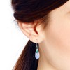 Preciosos pendientes de plata de ley 925 con forma de