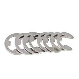 BOZONLI Stainless Steel E-Clip Circlip, E-Clip Internal External Snap Ring Circlip 2.0mm,200pcs