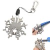 ZSHJGJR 21-in-1 Snowflake Multi-Function Archery Tool Bow Archery Arrow Repair