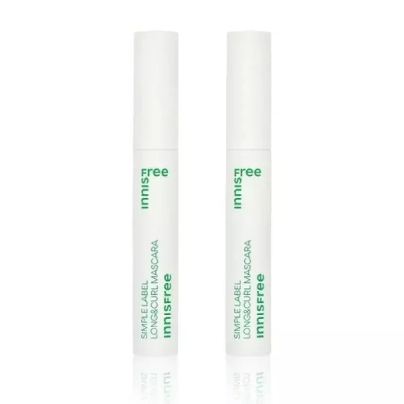Innisfree [이니스프리] 이니스프리 심플라벨 롱앤컬 마스카라 7.5g 2개 Innisfree Simple