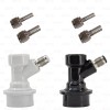Star Beverage Supply Co. 1/4" MFL Threaded Ball Lock Corny