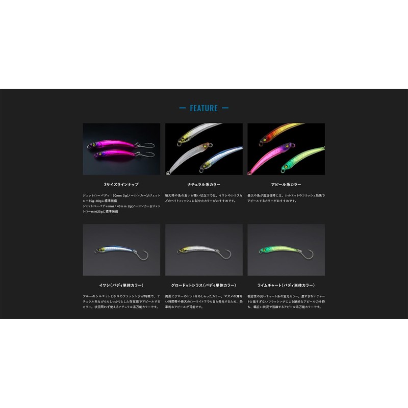 JACKALL Jet Row Buddy Mini 0.07 oz (2 g) Sardine