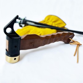 Short Peg Hammer, Brass Head, Chestnut Processing Handle, Outdoor Peg, Small, Compact