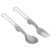 Camping Cutlery Set Camping Foldable Spoon Fork Portable Travel Tableware