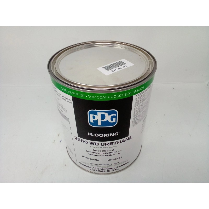 PPG Flooring 2550 WB Urethane Gloss,Transpar