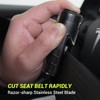 SodaRide Window Breaker Seatbelt Cutter with Flashlight,2 in 1 Car