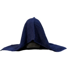 Sauna Hat, Sauna Hat, Senshu Towel, Designed by Sauna & Spa Advisor, Sauna Hat, Reduces Head & Mouth Heat, Washable Body, Perfect for Sauna (Navy)