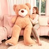 IKASA Giant Teddy Bear Plush Toy Stuffed Animals(Brown,78 inches)