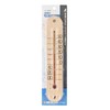 Shinwa Sokutei M-023 48481 Thermometer, Analog, Wall Mounted, Wood