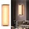 HOMLUCE 14.2in Alabaster Wall Sconce, Large Natural Marble Wall Light